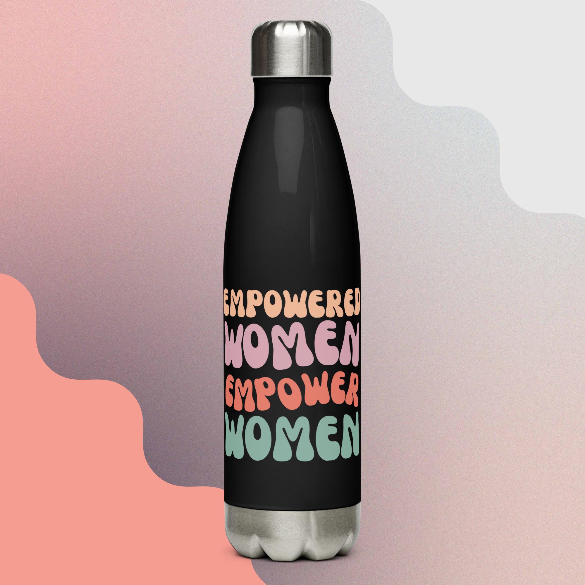 Empowering Women Leaders Water Bottle - With Straw - ATHENA